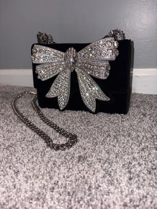 SMALL SHOREDITCH BOW BAG Kurt Geiger London NWOT - Picture 2 of 4